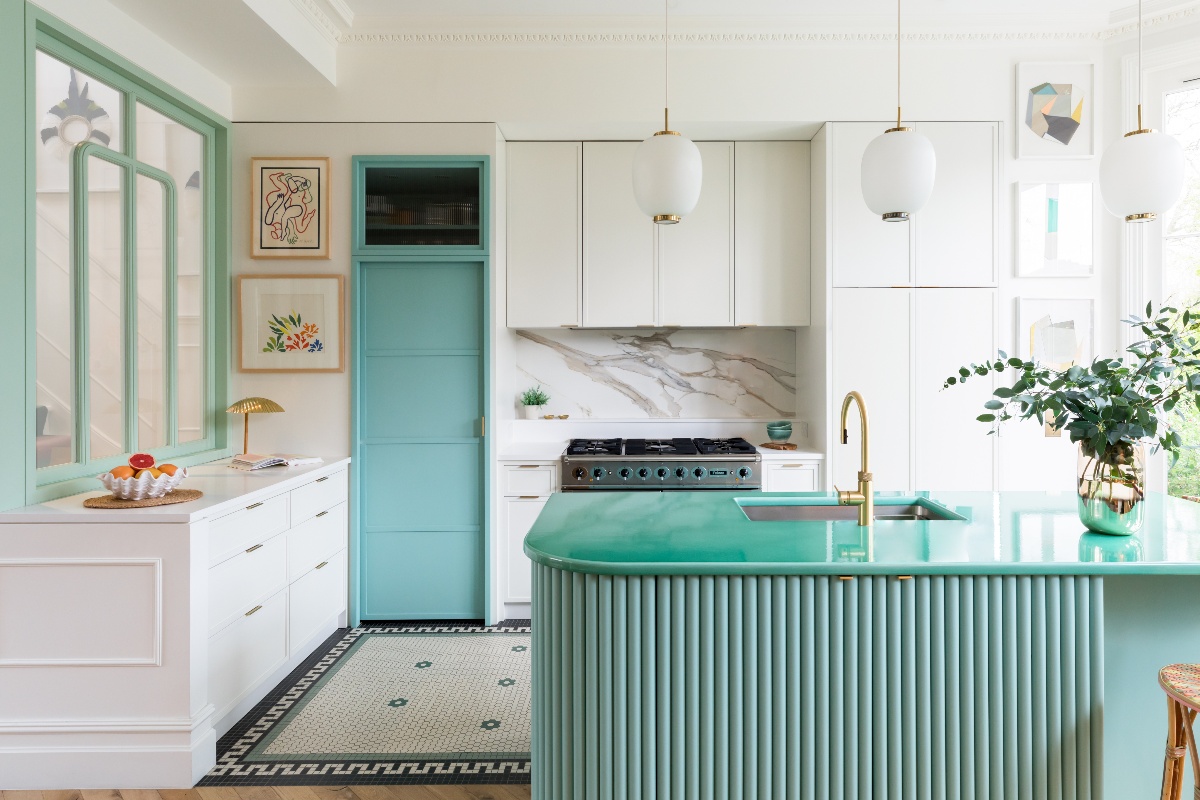 colourful kitchen design
